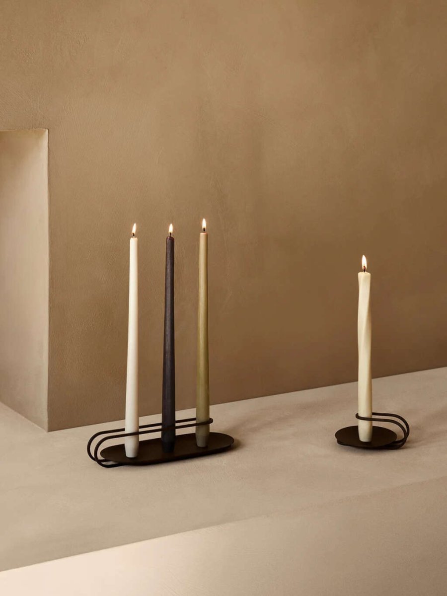 Audo Copenhagen Spire Kronelys 6 stk. 38 cm, Neutral