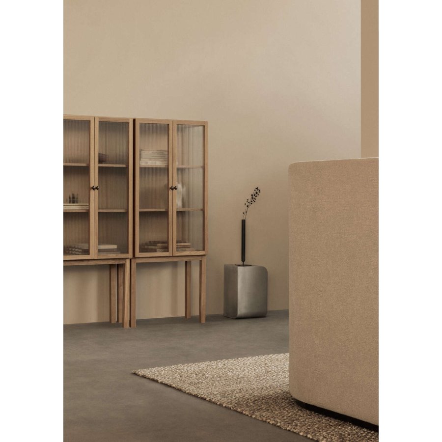 Audo Copenhagen Volume Beistelltisch H45 cm, Aluminium