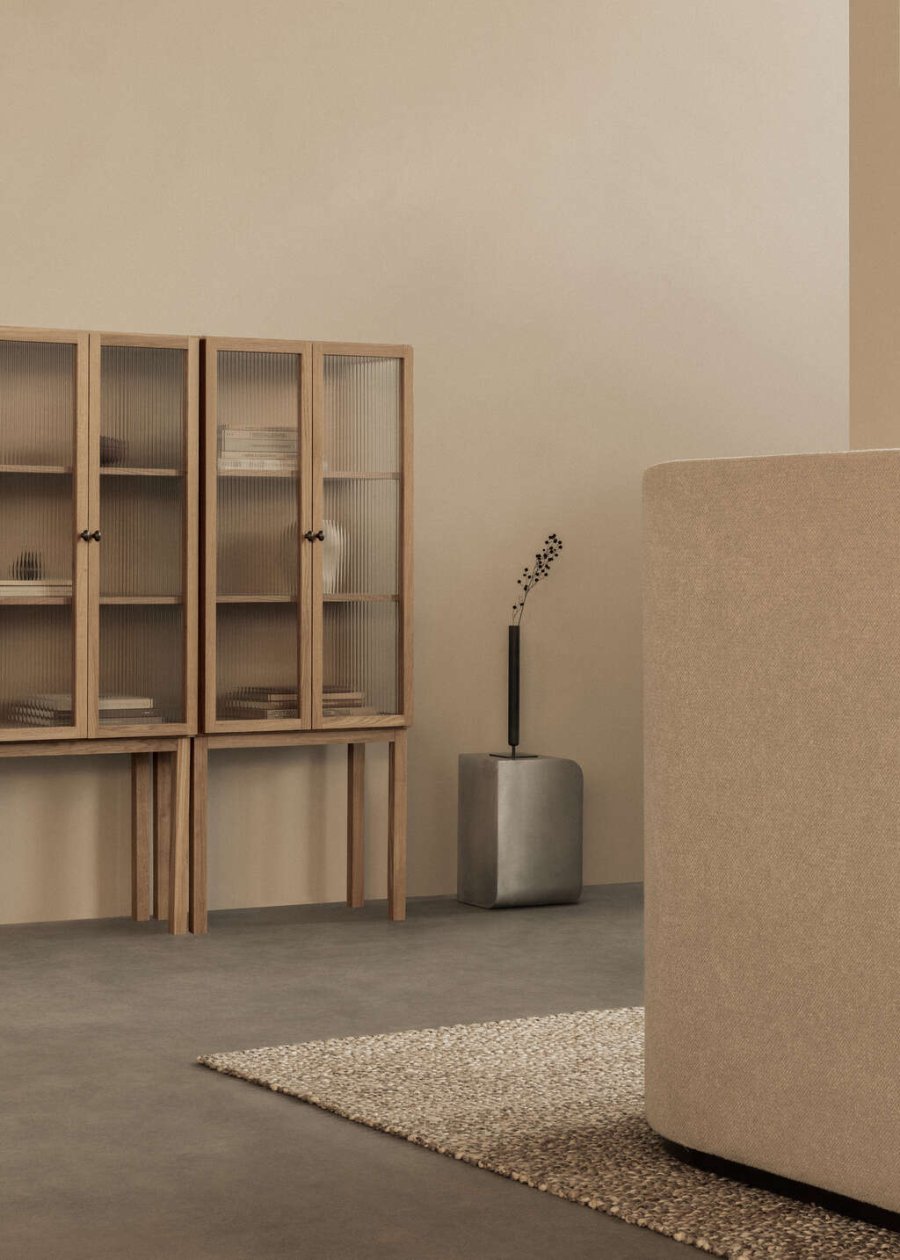 Audo Copenhagen Volume Beistelltisch H45 cm, Aluminium