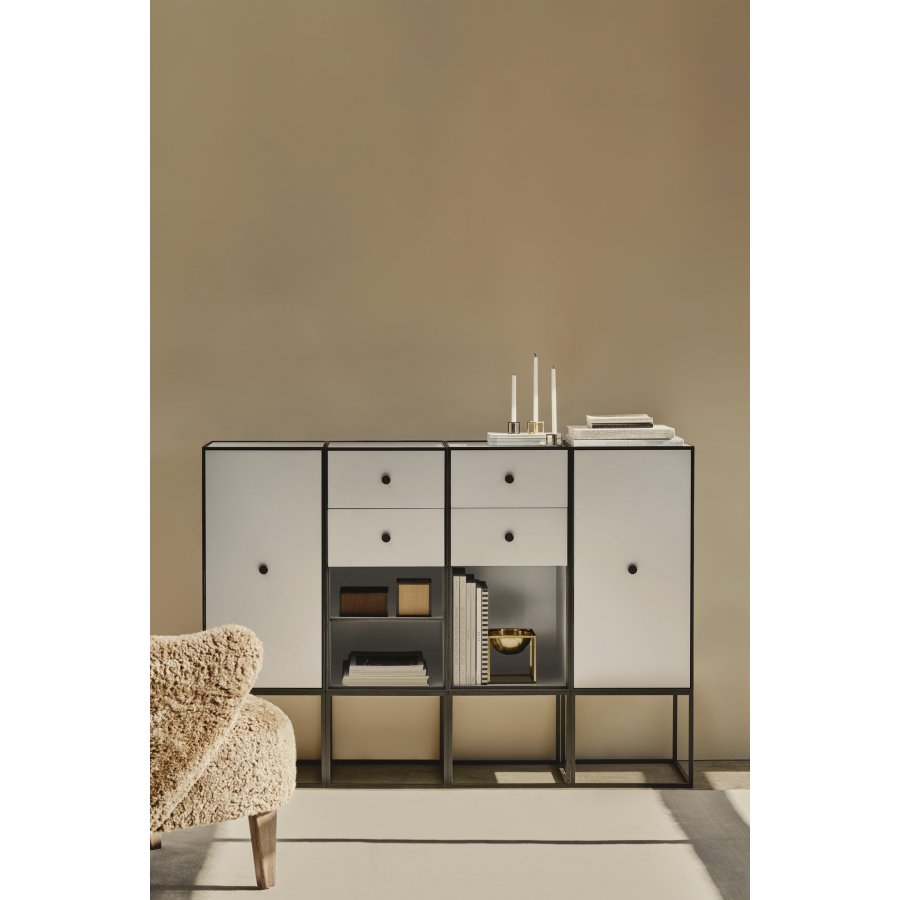 Audo Copenhagen Frame 70 Modul Skab m. Lge 70x35 cm, Hvid