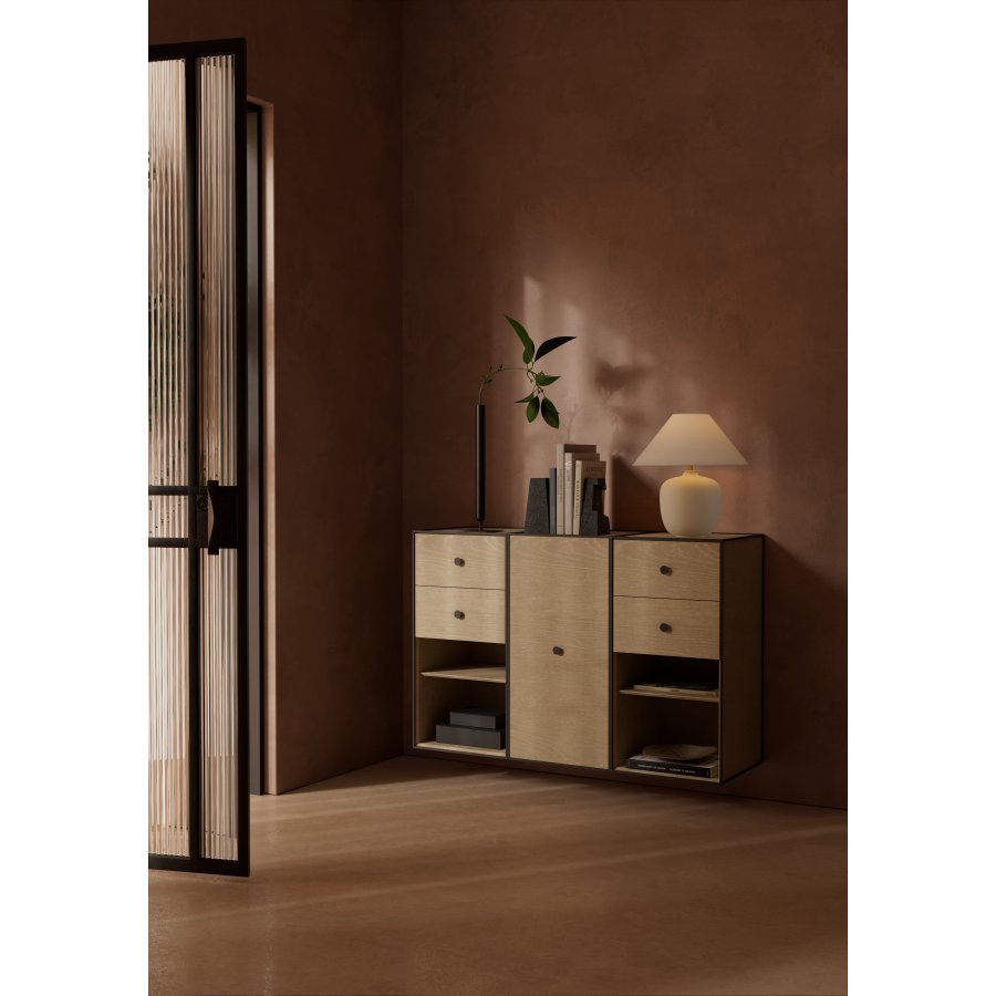 Audo Copenhagen Frame 70 Modul Skab m. Lge 70x35 cm, Eg