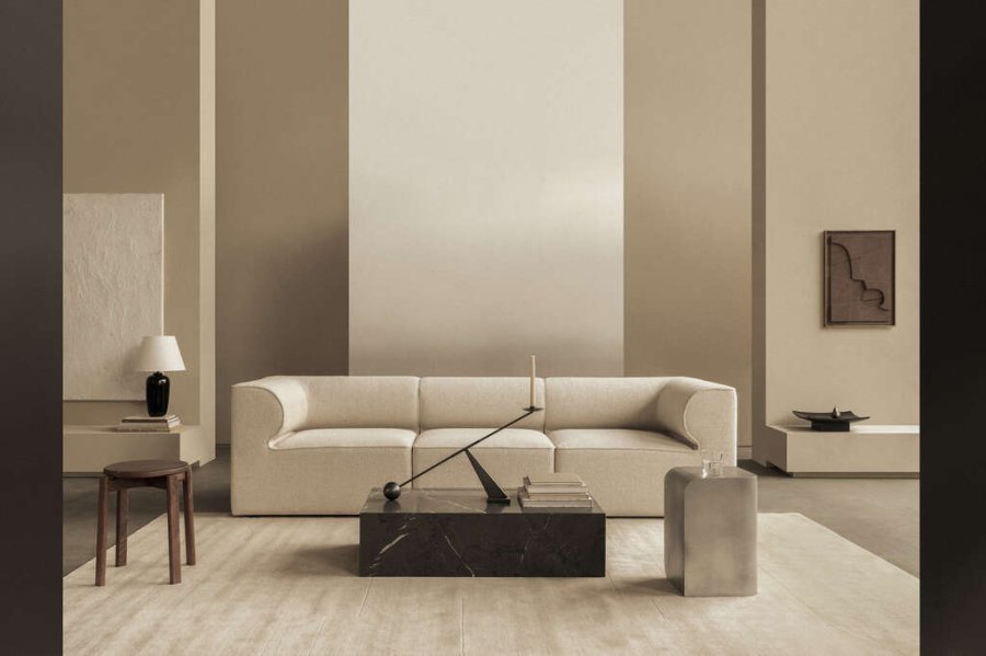 Audo Copenhagen Volume Beistelltisch H45 cm, Aluminium