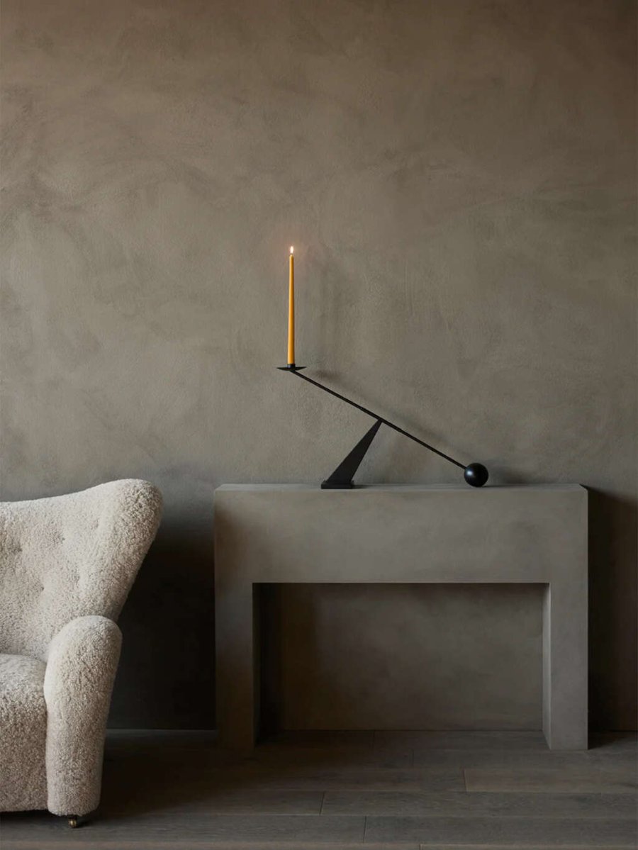 Audo Copenhagen Spire Stabkerzen 6er Set 38 cm, Okker