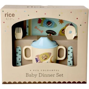 RICE KIDS Kinderset 4-teilig, Dogs In Space