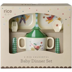 RICE KIDS Kinderset 4-teilig, Hero/Gr�n