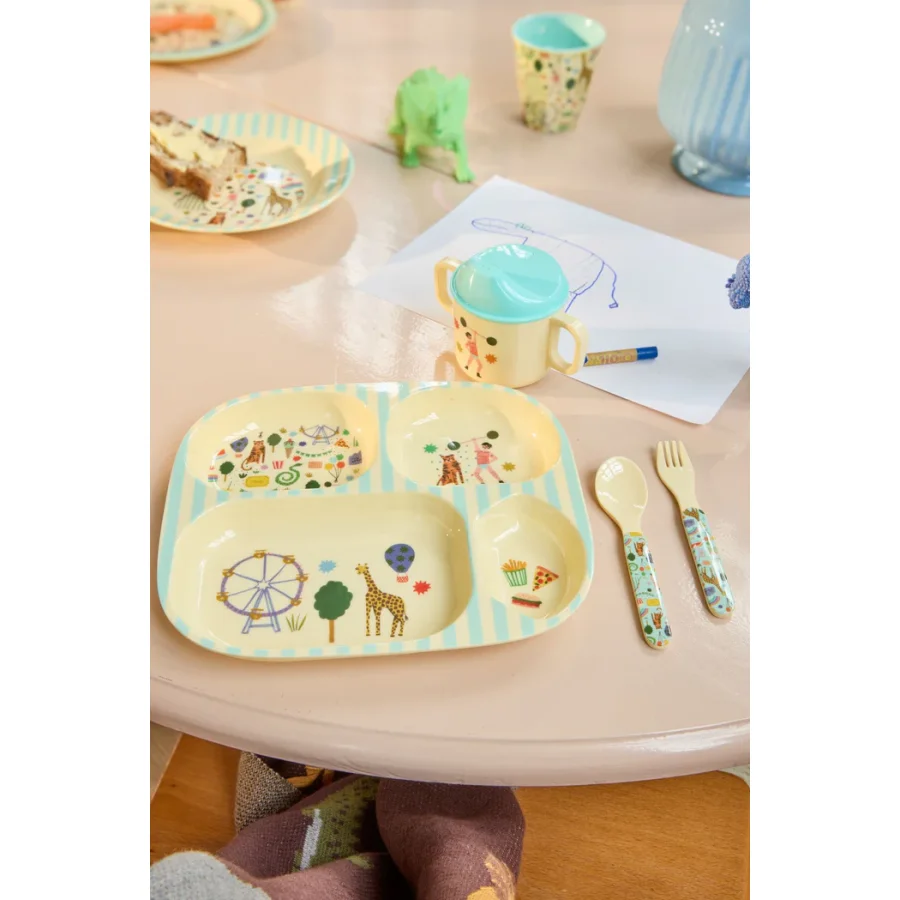 RICE KIDS Kinderbestek 2-delig, Dogs In Space