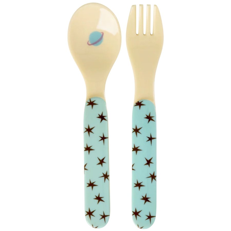 RICE KIDS Kinderbestek 2-delig, Dogs In Space