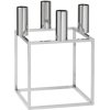 Audo Copenhagen Kubus 4 Lysestage H20 cm, Zink