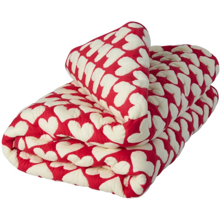 RICE Steppdecke 130x180 cm, Rot