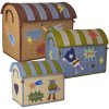 RICE KIDS Opbevaringshus 3 stk, Hero/Bl�