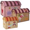 RICE KIDS Opbevaringshus 3 stk, Hero/Pink