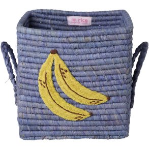 RICE Kurv H20 cm, Bananer