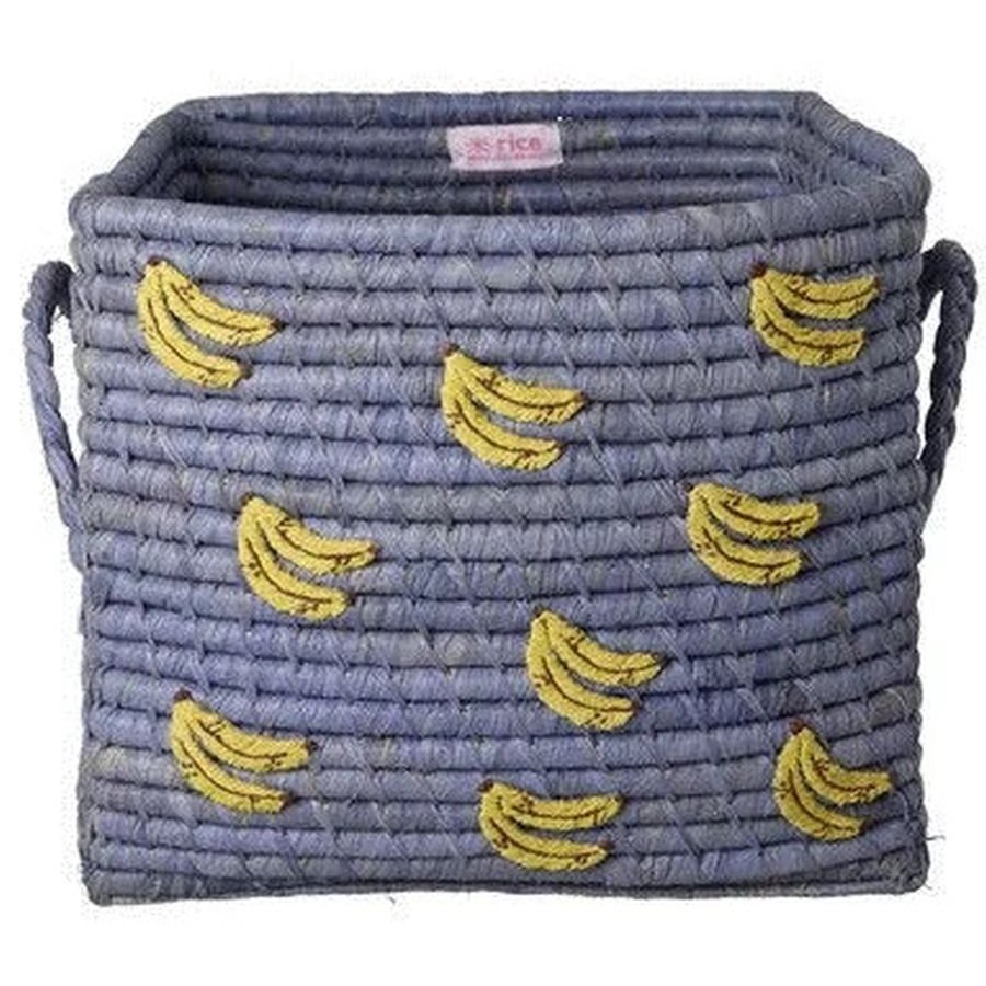 RICE Kurv H25 cm, Bananer