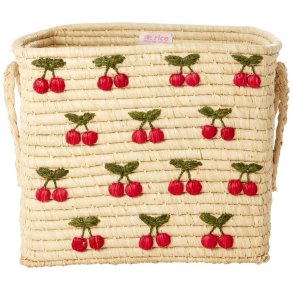 RICE Kurv H25 cm, Cherry