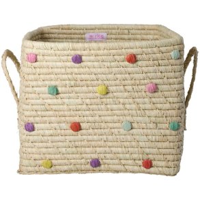 RICE Kurv H25 cm, Dots