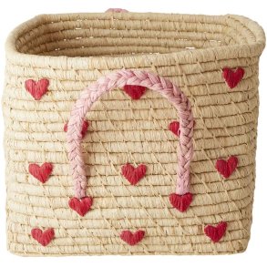 RICE Kurv H25 cm, Heart