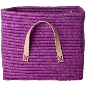 RICE Kurv H25 cm, Lilla