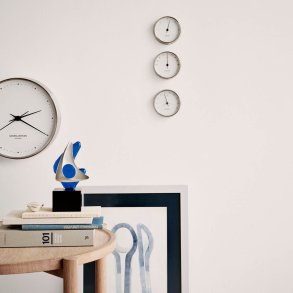 Georg Jensen Henning Koppel Barometer 10 cm, Stål/Hvid