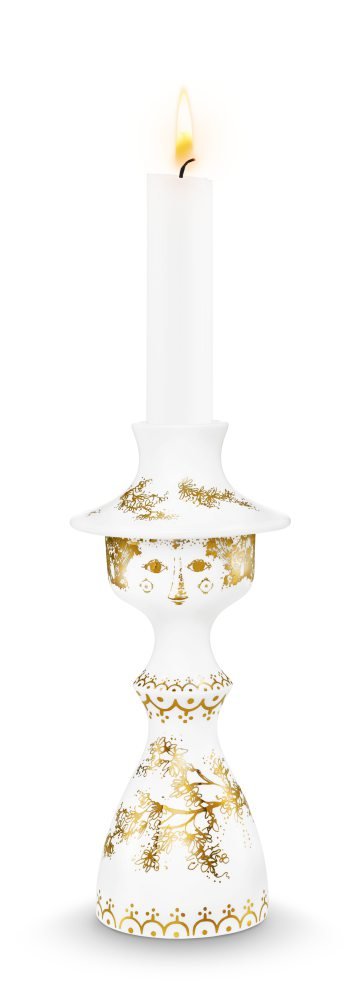 Bjrn Wiinblad Felicia Lysestage Guld, 19,5 cm
