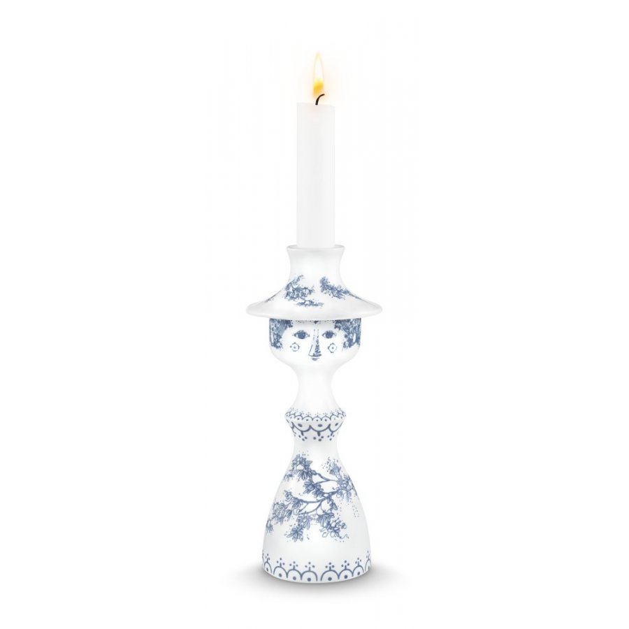 Bjrn Wiinblad Felicia Lysestage Stvet bl, 19,5 cm