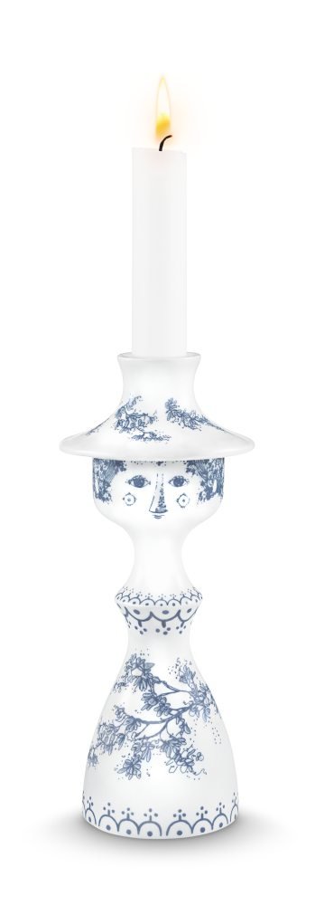 Bjrn Wiinblad Felicia Lysestage Stvet bl, 19,5 cm