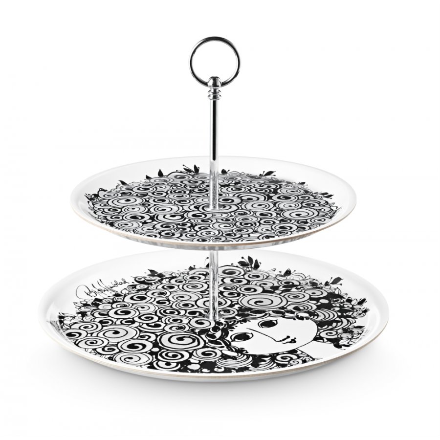 Bjrn Wiinblad Rosalinde Etagere Sort,  31 cm