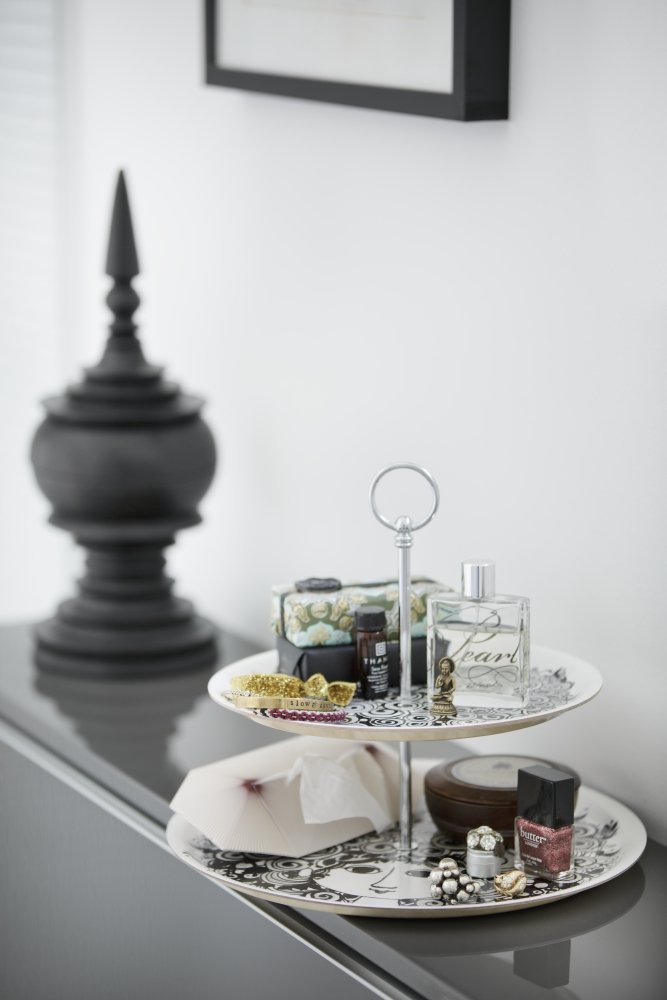 Bjrn Wiinblad Rosalinde Etagere Sort,  31 cm