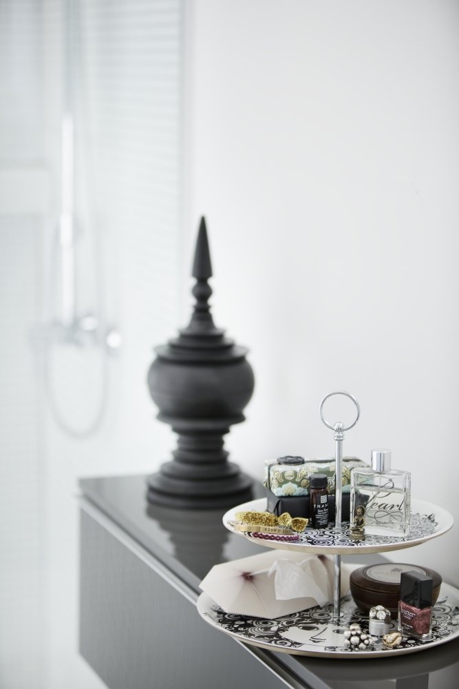 Bjrn Wiinblad Rosalinde Etagere Sort,  31 cm