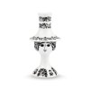 Bjrn Wiinblad Rosalinde Lysestage Sort, 16,5 cm