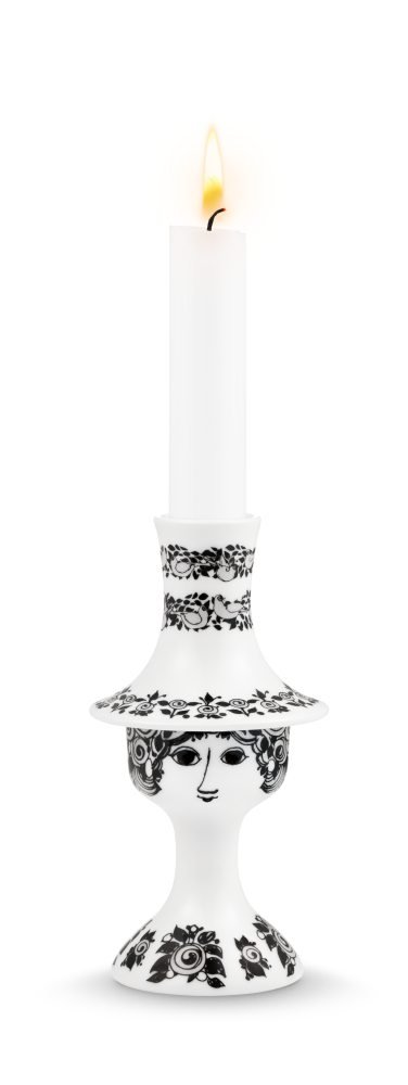 Bjrn Wiinblad Rosalinde Lysestage Sort, 16,5 cm