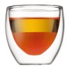 Bodum 2 stk. dobbeltvgget espresso glas, 0.08 l PAVINA, Transparent