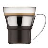 Bodum 2 stk. teglas, med krom hank, 0.3 l ASSAM, Krom