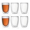 Bodum PAVINA 6 stk. dobbeltvgget glas, 0.35 l