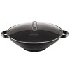 Bodum CHAMBORD Stbejerns wok med glas lg 37cm., Sort