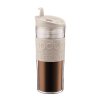 Bodum TRAVEL MUG Rejsekrus med lg plastik, 0.45 l, Hvid