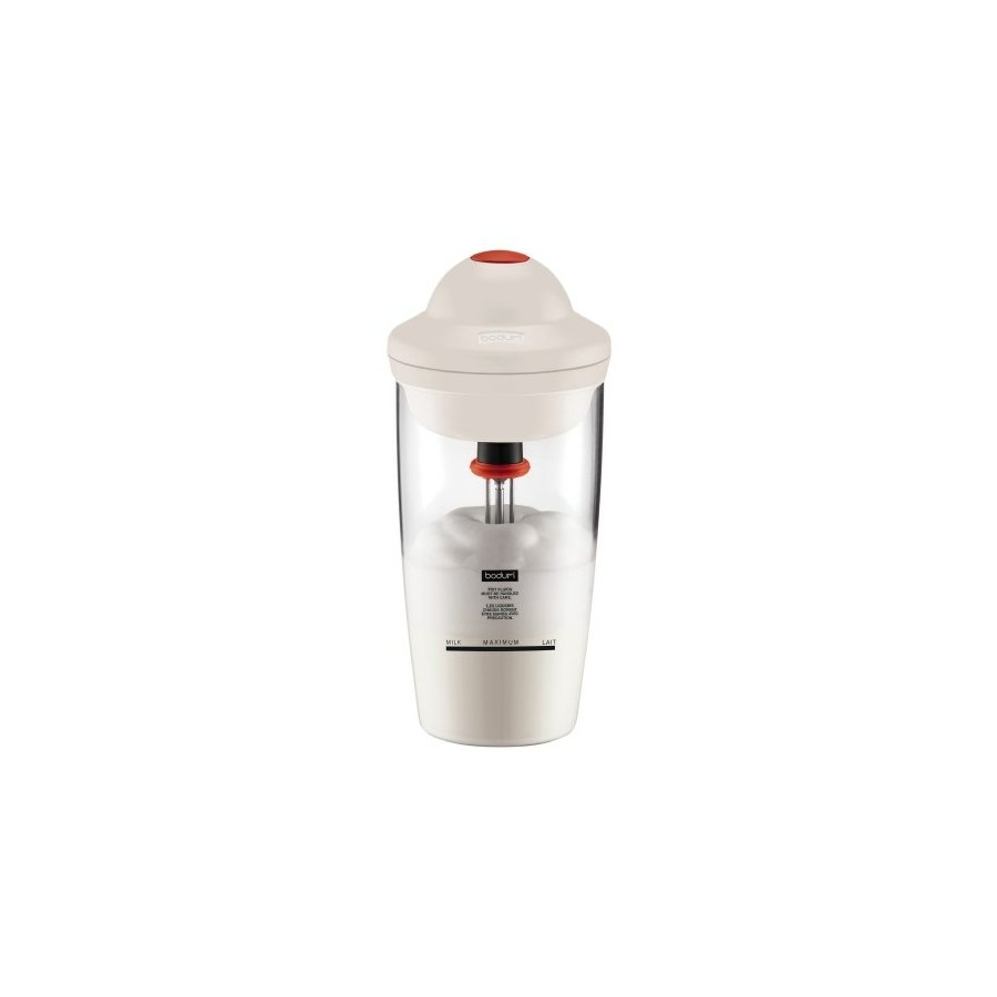 Bodum Mlkeskummer, batteridrevet, 0.2 l BODUM LATTE, Hvid