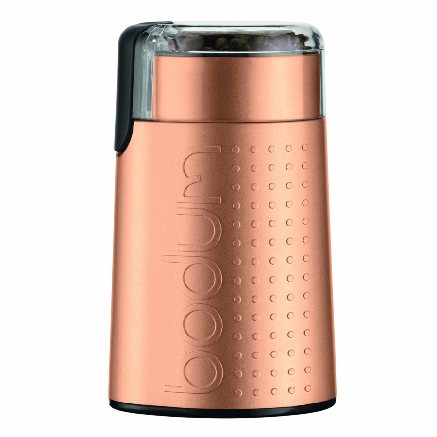 Bodum Elektrisk kaffemlle i aluminium BISTRO , Brstet kobber