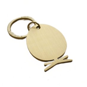 Brainchild The Egg Schlüsselanhänger 5 cm, Messing