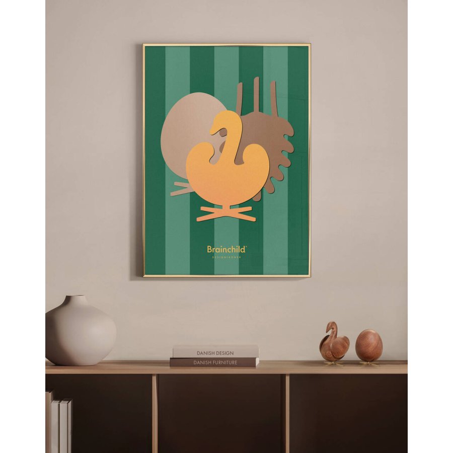 Brainchild Design Ikonen Poster 50x70 cm, Grn