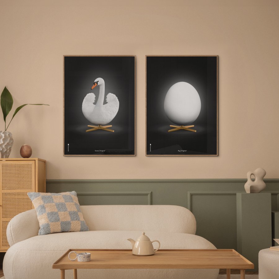 Brainchild The Swan Poster 50x70 cm, Schwarz