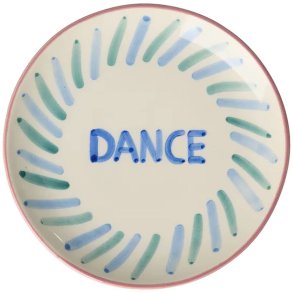 RICE Hand-Painted Teller 15 cm, Dance