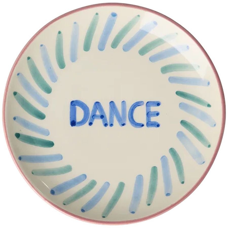 RICE Hand-Painted Teller 15 cm, Dance