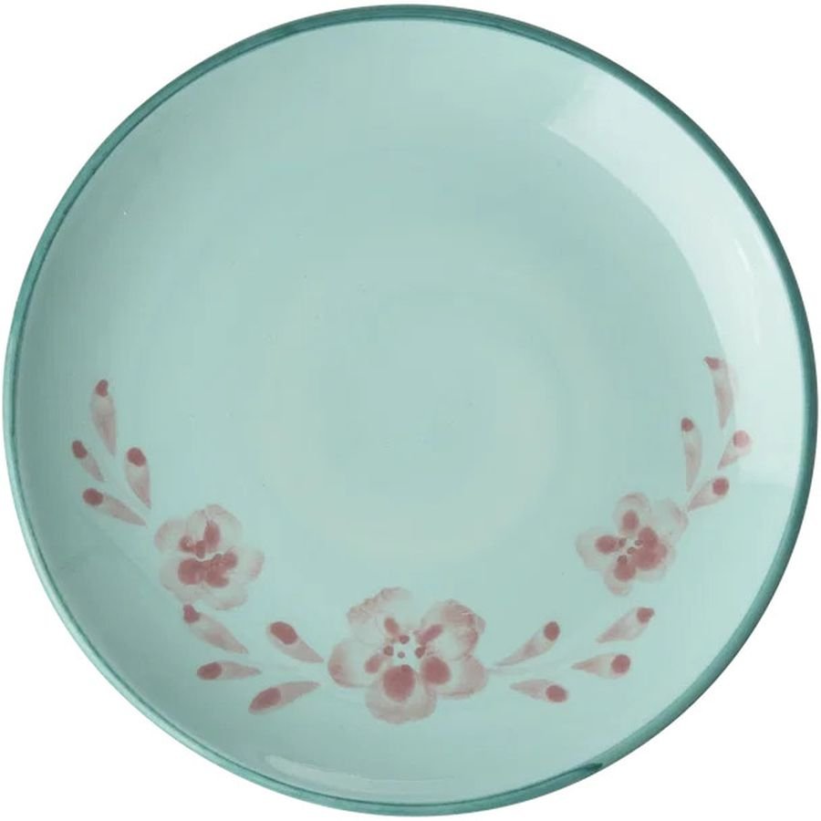 RICE Hand-Painted Teller 15 cm, Flower Vine