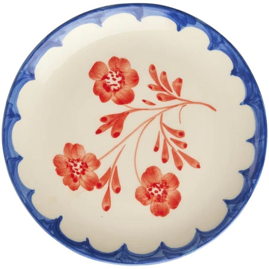 RICE Hand-Painted Teller 15 cm, Vintage Flower