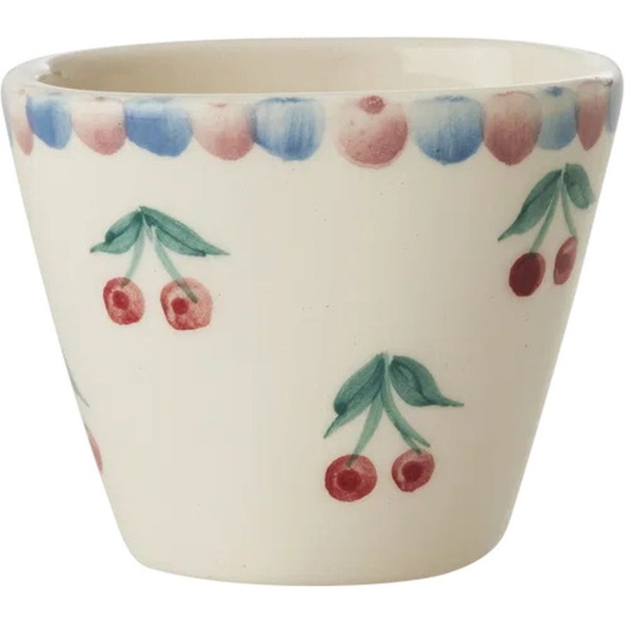 RICE Hand-Painted Espressokop 7 cl, Cherries