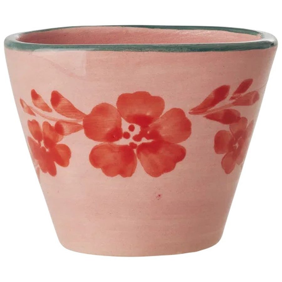 RICE Hand-Painted Espressokop 7 cl, Orange Flower vine