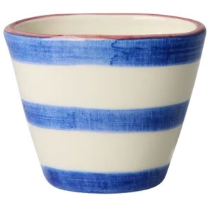 RICE Hand-Painted Espressokop 7 cl, Stripes/Bl�