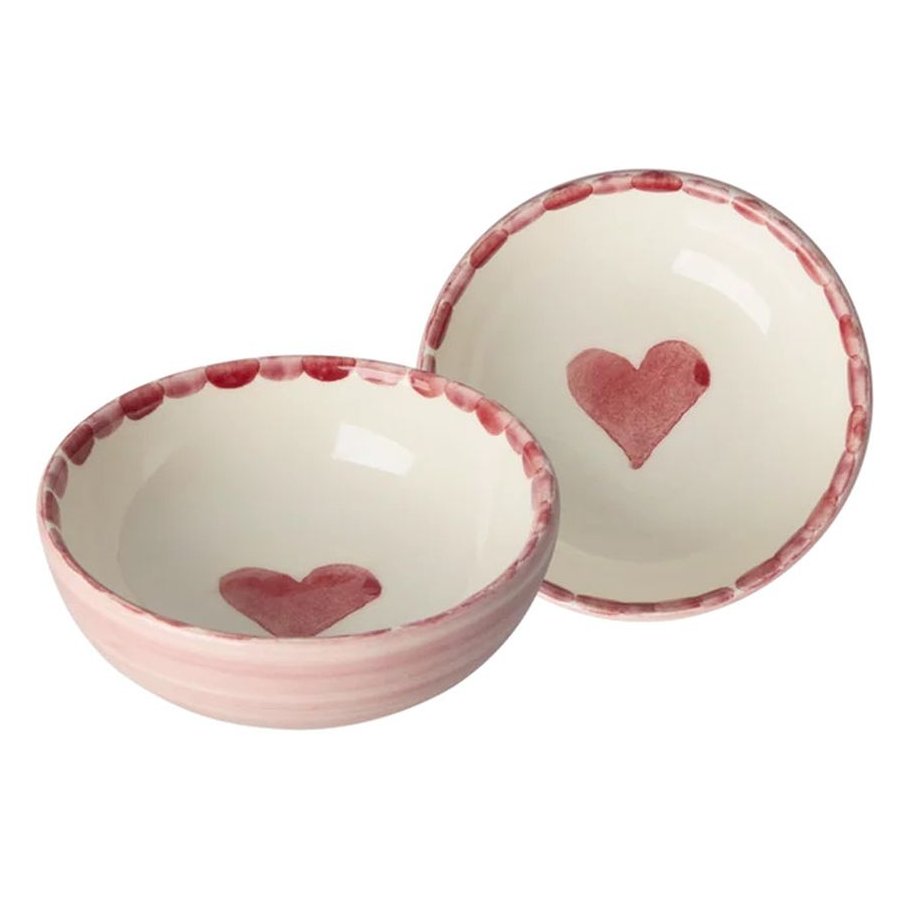 RICE Hand-Painted Sk�l �8 cm, Heart