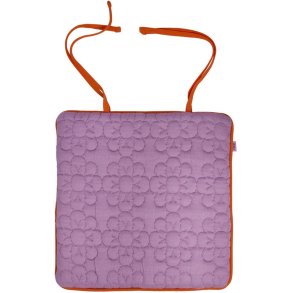 RICE Kissen 40x40 cm, Lila/Orange
