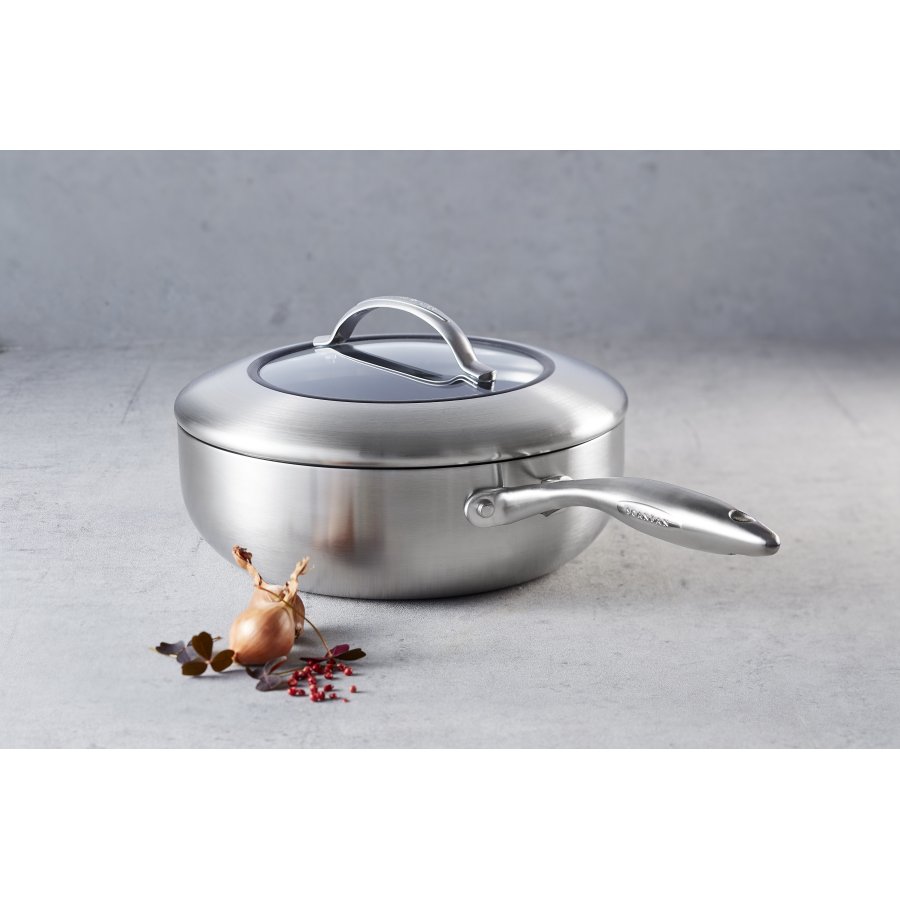 Scanpan CTX Sauteuse mit Antihaft Beschichtung und Deckel 26 cm/3,7 L